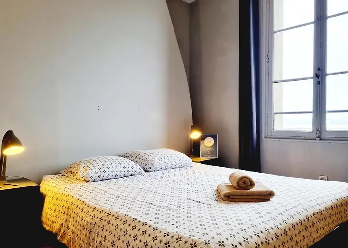 Vue Baie De Seine - Parking - Pont De Normandie 아파트 옹플뢰르