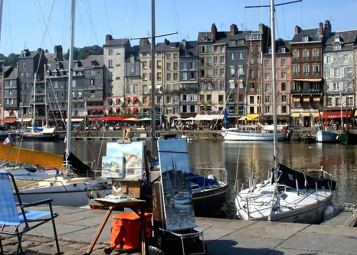Vue Baie De Seine - Parking - Pont De Normandie