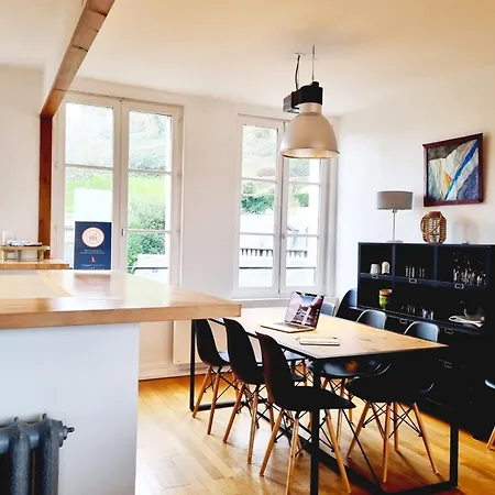 Vue Baie De Seine - Parking - Pont De Normandie Apartamento Honfleur