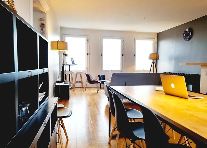 Vue Baie De Seine - Parking - Pont De Normandie Honfleur