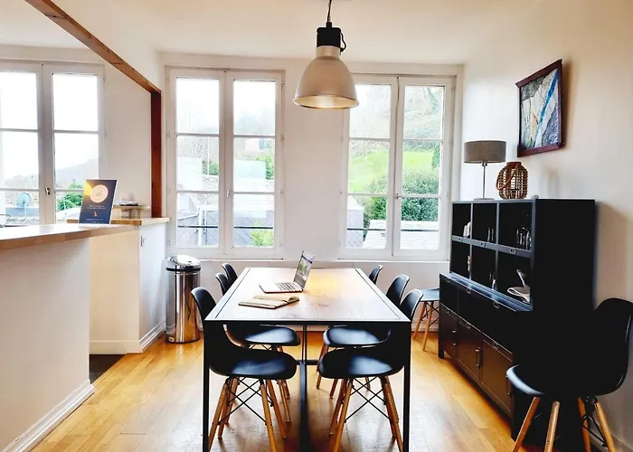 Vue Baie De Seine - Parking - Pont De Normandie Honfleur